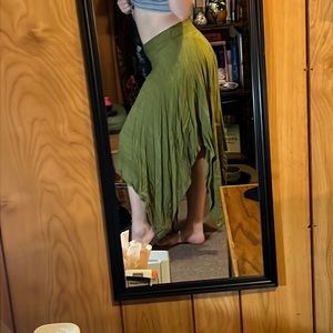 Fairy hippy flowy layer skirt